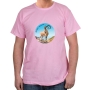 Israel T-Shirt - Ein Gedi Ibex - Dead Sea. Variety of Colors - 3