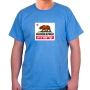 Hebrew State T-Shirt - California. Variety of Colors - 1