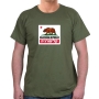 Hebrew State T-Shirt - California. Variety of Colors - 5
