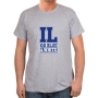 IL Go Blue and White T-Shirt (Choice of Colors) - 3
