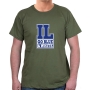 IL Go Blue and White T-Shirt (Choice of Colors) - 5