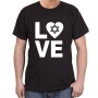 Love Star of David T-Shirt (Choice of Colors) - 12