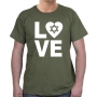 Love Star of David T-Shirt (Choice of Colors) - 6
