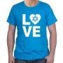 Love Star of David T-Shirt (Choice of Colors) - 9