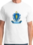 Hebrew State T-Shirt - Massachusetts. Variety of Colors - 9