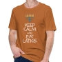 Keep Calm and Eat Latkes Funny Hanukkah T-Shirt - 6
