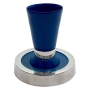 Enameled Aluminium Traditional Kiddush Cup with Matching Stand (Choice of Colors) - 3