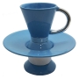 Enameled Aluminum Small Washing Cup with Stand (Choice of Colors) - 1