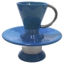 Enameled Aluminum Small Washing Cup with Stand (Choice of Colors) - 6