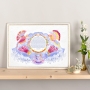 Leila By Anat Sun and Moon Personalized Ketubah - 3