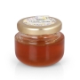 Glass Rosh Hashanah Honey Plate with Dipper - Jerusalem - 3