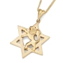 Star of David & Lion of Judah 14K Gold Pendant Necklace - 2