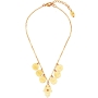 Golden Hamsa Love Wish Believe Necklace by LK Designs - 1
