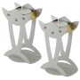 Shraga Landesman Aluminium Candle Holders For Shabbat (Available in Different Colors) - 1