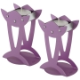 Shraga Landesman Aluminium Candle Holders For Shabbat (Available in Different Colors) - 3