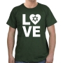 Love Star of David T-Shirt (Choice of Colors) - 7