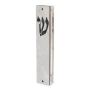 Lily Art Acrylic Mezuzah Case with Gray Marble Design on Wood - Choice of Color  - 7