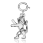 Marina Jewelry Sterling Silver Lion of Judah Clip-on Charm - 1