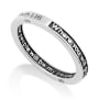 Marina Jewelry Sterling Silver "Where You Will Go, I Will Go" Ring (Ruth 1:16) - 1