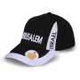 Jerusalem Israel Baseball Cap – Black and White  - 2