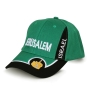 Jerusalem Israel Baseball Cap – Green and Black  - 2
