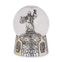 Silver-Plated Moses on Mount Sinai Snow Globe - 1