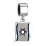 Marina Jewelry Israeli and American Flags Pendant Charm - 3