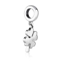 Marina Jewelry Sterling Silver Four Leafed Clover Pendant Charm - 2