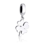 Marina Jewelry Sterling Silver Four Leafed Clover Pendant Charm - 1