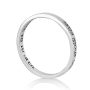 Marina Jewelry This Too Shall Pass Engraved Sterling Silver Ring (Hebrew/English) - 6