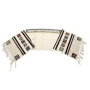 Yair Emanuel Embroidered Tallit Set With Square Patterns – Multicolored - 3