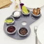 Nadav Art Anodized Aluminum Modern Seder Plate (Variety of Colors) - 9