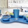 Nadav Art Anodized Aluminum Seder Plate (Variety of Colors) - 2