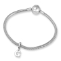 English Initial Sterling Silver Charm  - 2