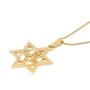 Unisex Star of David and Am Yisrael Chai Necklace - Silver or Gold Plated - 9
