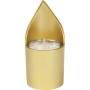 Flame: Yair Emanuel Anodized Aluminum Memorial (Yahrzeit) Candle Holder - 2