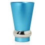 Nadav Art Anodized Aluminium Kiddush Cup - Straight with Decorative Ring (Choice of Colors) - 6
