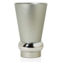 Nadav Art Anodized Aluminium Kiddush Cup - Straight with Decorative Ring (Choice of Colors) - 4