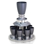Nadav Art Anodized Aluminum Wine Fountain - 8 Cups Curved - 5