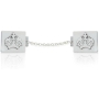 Nadav Art Crown Sterling Silver Tallit Clips - 1