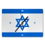 Israeli Flag Metal Wall Clock  - 1