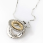 Silver and Gold Eternal Covenant Opening Priestly Blessing Necklace - 2