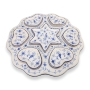Passover Seder Plate. Replica. Vienna. ca. 1900 (Blue & White) - 1