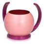 Modern Netilat Yadayim Washing Cup With Polished Ball Design (Choice of Colors) - 3