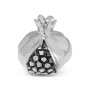 Hazorfim Silver Plated Decorative Pomegranate - 1