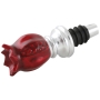 Aluminum Wine Stopper With Red Pomegranate Design - 1
