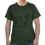  Portrait T-Shirt - David Ben Gurion. Variety of Colors - 1