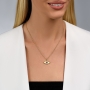 Yaniv Fine Jewelry 18K Gold Evil Eye Pendant with Sapphire Stone - 3