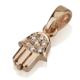 Yaniv Fine Jewelry 18K Gold Hamsa Pendant with Diamonds - 2
