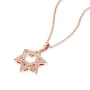 Yaniv Fine Jewelry 18K Gold Star of David Domed Diamond Pendant - 6